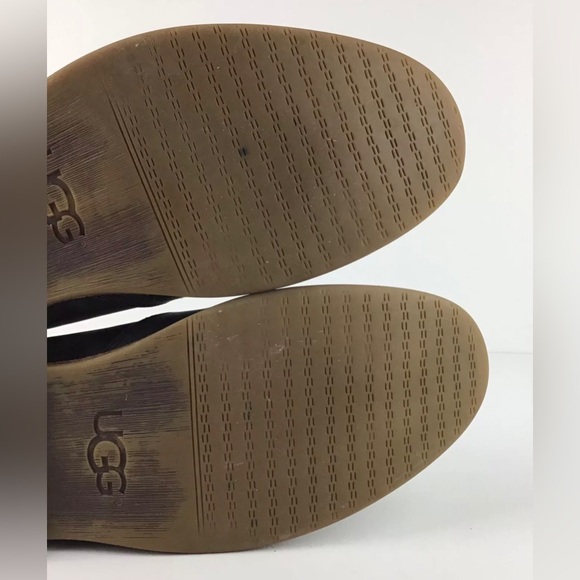 UGG leather slip on loafers men’s 11 gray - Picture 9 of 11